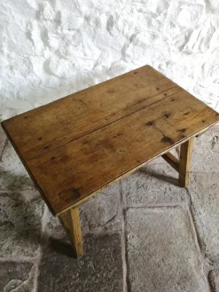 Pamono Antique Spanish Pine Tocinera Table, 1880><noscript><img width=