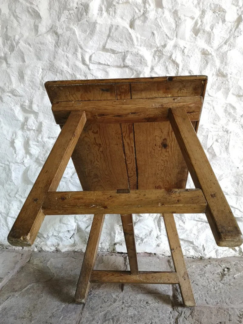 Pamono Antique Spanish Pine Tocinera Table, 1880> Coffee & Side Tables