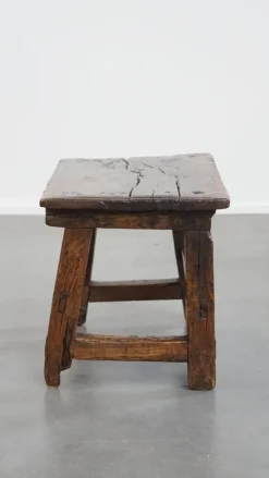 Pamono Antique Spanish Side Table or Stool, 16th Century><noscript><img width=