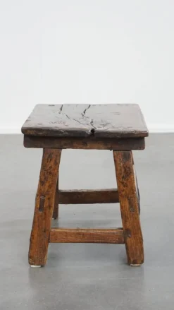Pamono Antique Spanish Side Table or Stool, 16th Century><noscript><img width=