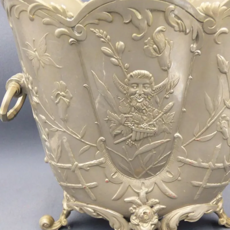 Pamono Antique Sparkling Wine Bucket from Gerhardi & Co., 1880 - 1900s> Ice Buckets & Wine Coolers
