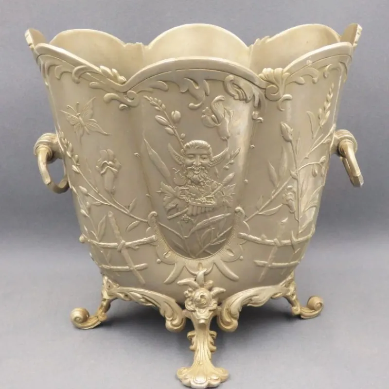 Pamono Antique Sparkling Wine Bucket from Gerhardi & Co., 1880 - 1900s> Ice Buckets & Wine Coolers