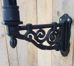 Pamono Antique Square Cast Iron Wall Lantern><noscript><img width=