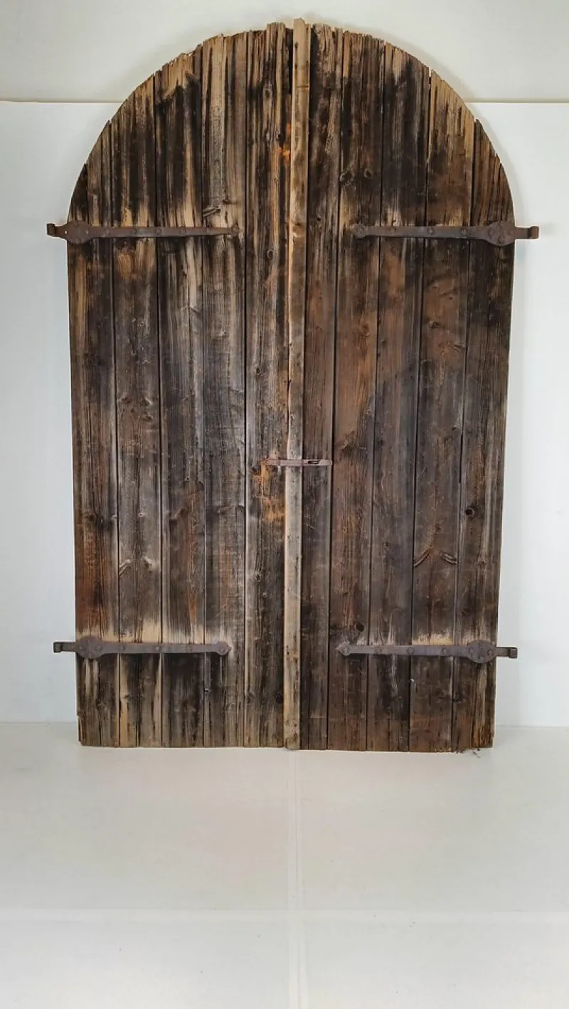 New Pamono Antique Stable Doors, Set of 2