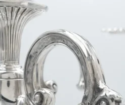 Sale Pamono Antique Sterling Silver Five-Light Corinthian Column Candelabra from Goldsmiths & Silversmiths, London, 1925