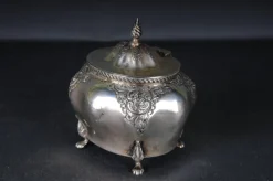 Pamono Antique Sterling Silver Sugar Bowl, England> Dinnerware Accessories