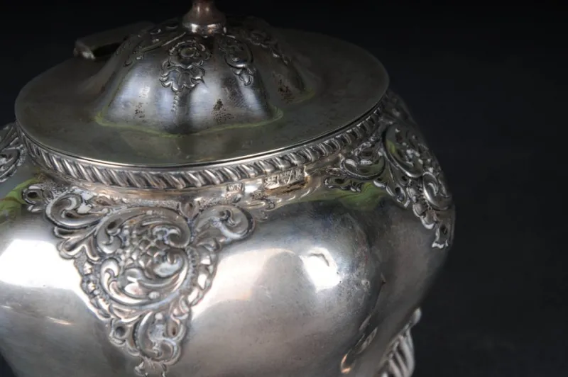 Pamono Antique Sterling Silver Sugar Bowl, England> Dinnerware Accessories