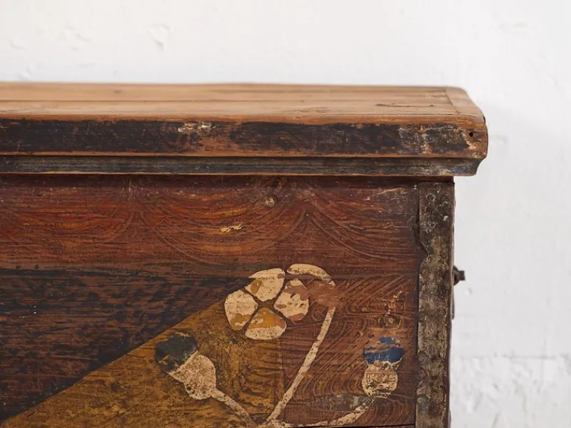 Pamono Antique Storage Chest, 1920s> Trunks Crates & Baskets