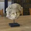 Pamono Antique Style Head Sculpture, 20th Century, Reconstituted Stone> Classical|Sculpture
