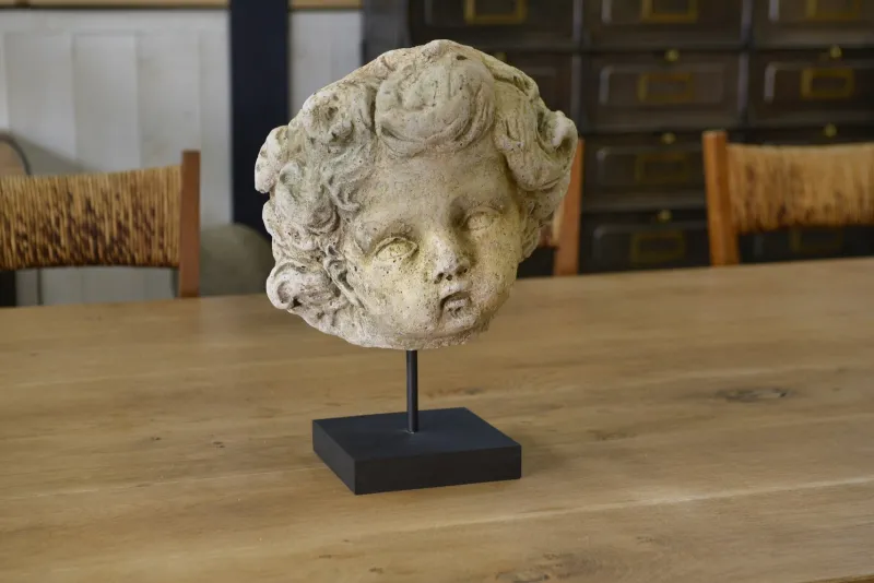 Pamono Antique Style Head Sculpture, 20th Century, Reconstituted Stone> Classical|Sculpture