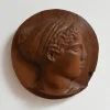Pamono Antique Style Wooden Medallion Portrait, 1930s> Wall Decor