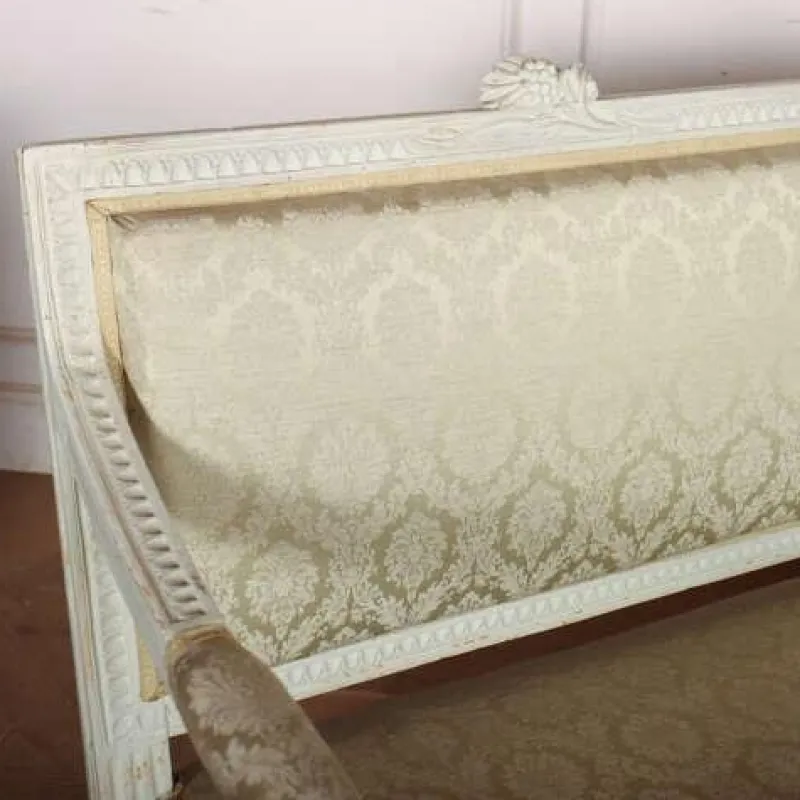 Pamono Antique Swedish Carved Bench, 1800s> Benches