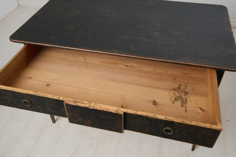 Clearance Pamono Antique Swedish Gustavian Handmade Pine Desk