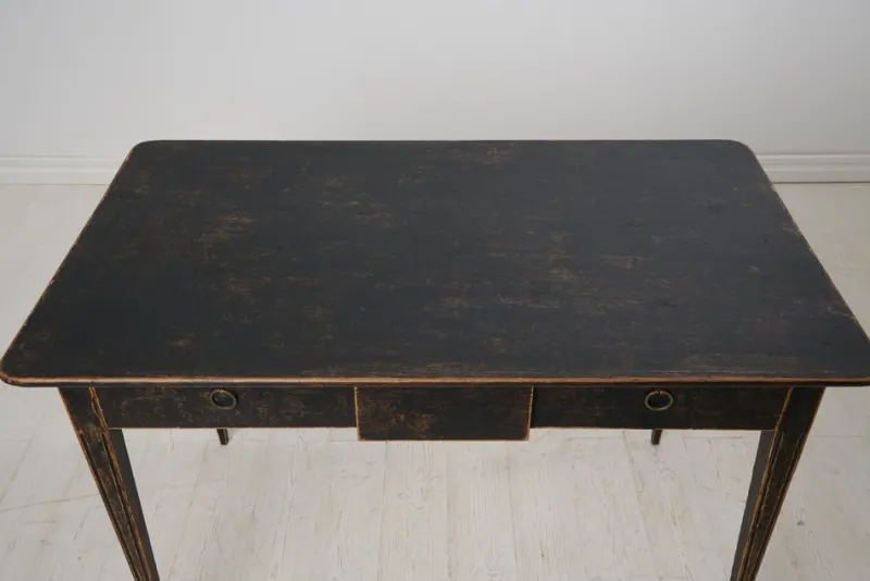 Clearance Pamono Antique Swedish Gustavian Handmade Pine Desk
