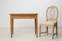 Pamono Antique Swedish Gustavian Console Table with Carved Decor> Dressers, Commodes & Chests