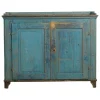 Pamono Antique Swedish Gustavian Blue Painted Country Sideboard> Sideboards & Buffets