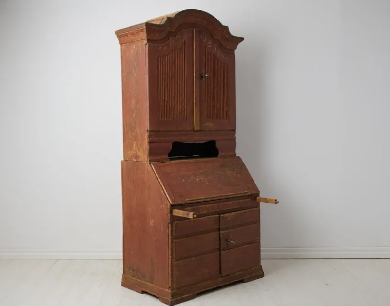 Pamono Antique Swedish Rococo and Gustavian Style Secretary Cabinet> Secretaires