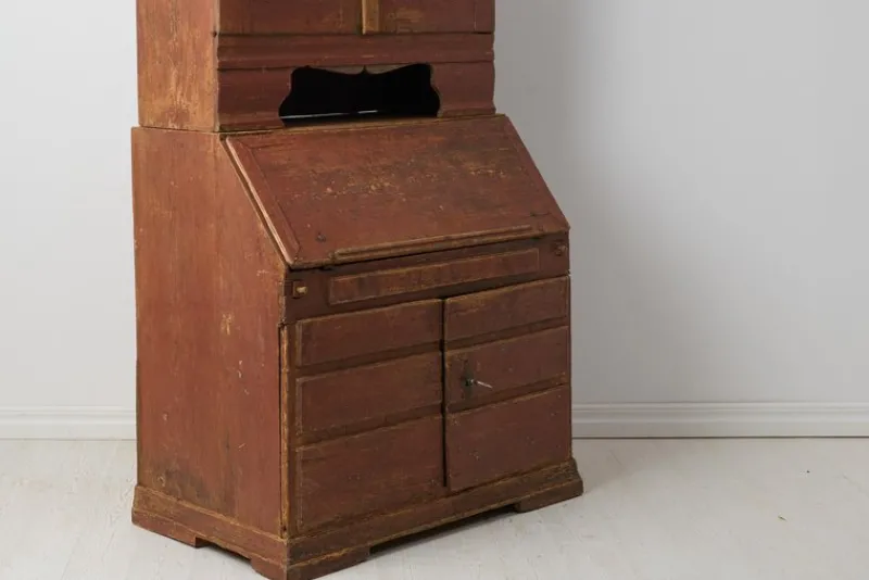Pamono Antique Swedish Rococo and Gustavian Style Secretary Cabinet> Secretaires