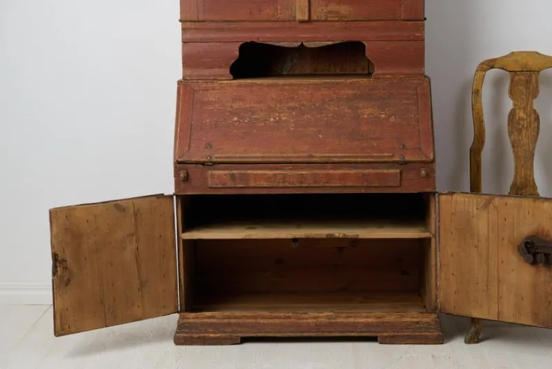 Pamono Antique Swedish Rococo and Gustavian Style Secretary Cabinet> Secretaires