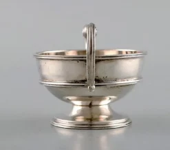 Hot Pamono Antique Swedish Silver Salt Cellar