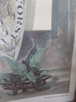 Outlet Pamono Antique Tea Advertising Poster, 1890s