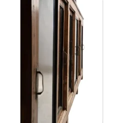 Pamono Antique Teak Bookcase with Patina><noscript><img width=