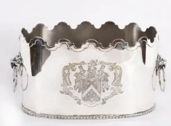 Discount Pamono Antique 20th Century Edwardian Silver Plate Wine Cooler, 1890s
