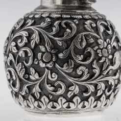 Pamono Antique 19th Century Indian Kutch Silver Scent Bottle by Oomersi Mawji, 1890s><noscript><img width=
