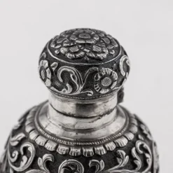 Pamono Antique 19th Century Indian Kutch Silver Scent Bottle by Oomersi Mawji, 1890s><noscript><img width=