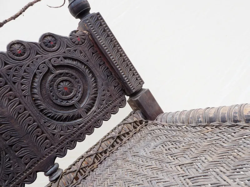 Pamono Antique 19th Century Swat Valley-Pakistan Charpoi Bed, 1920s> Beds & Bedroom Sets