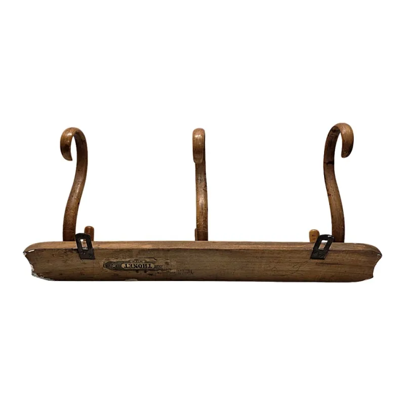 Best Pamono Antique Thonet Wall Coat Rack Made of Bentwood, Early 1900s by Michael Thonet, 1890s