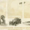Discount Pamono Antique Title Page with Illustrations of a Panhard Et Levassor Car Catalog, 1914, Print