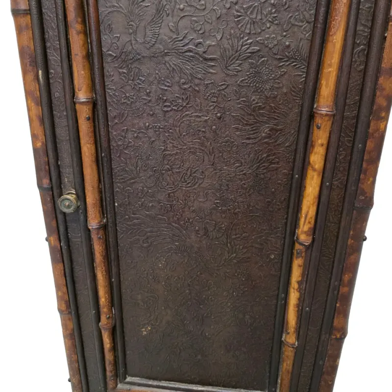 Discount Pamono Antique Tortoiseshell Bamboo Bedside Table, Late 1800s