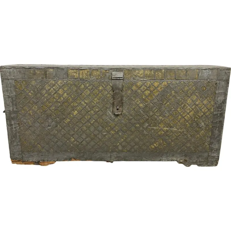 Online Pamono Antique Travel Chest, 1700s