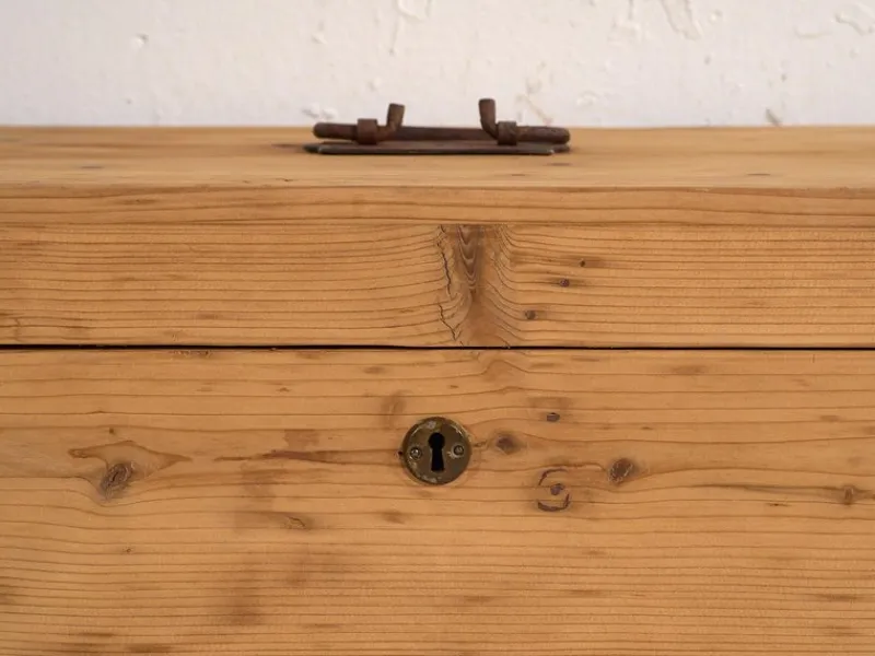 Pamono Antique Travel Chest, 1920s> Trunks Crates & Baskets