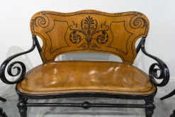 Best Pamono Antique Tresillo Living Room Set, Set of 3