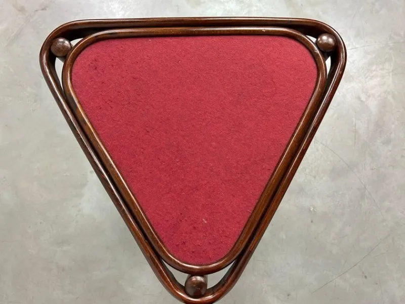 Online Pamono Antique Triangle Card Table from Thonet, 1890s