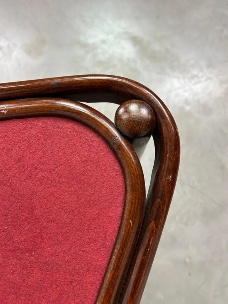 Online Pamono Antique Triangle Card Table from Thonet, 1890s