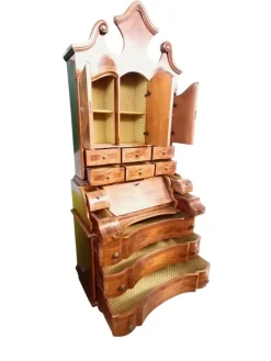 Pamono Antique Trumeau Flap Secretary, 1890s><noscript><img width=