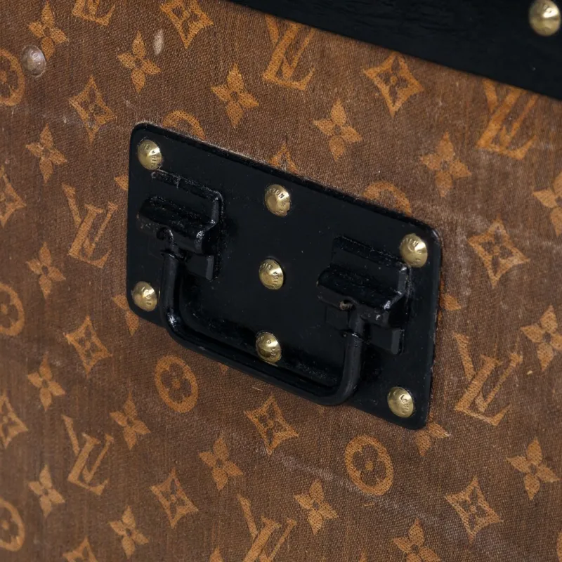 Best Pamono Antique Trunk in Woven Canvas from Louis Vuitton, 1900