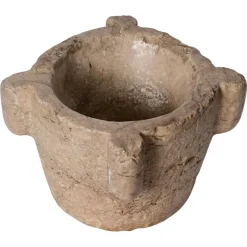 Best Pamono Antique Tuscan Medieval Mortar in Nembro Marble, Italy