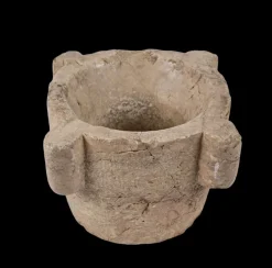 Best Pamono Antique Tuscan Medieval Mortar in Nembro Marble, Italy