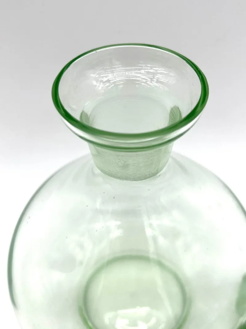 Pamono Antique Uranium Glass Carafe with Stopper, 1890s> Bottles, Carafes & Jugs