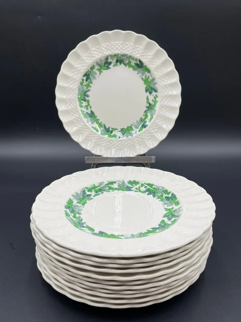 Pamono Antique Valencia Porcelain Tableware from Spode Copeland, 1925, Set of 57> Dinner Plates & Bowls