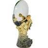 Outlet Pamono Antique Vanity Mirror with Smiling Moon and Lady, Austria, 1900s