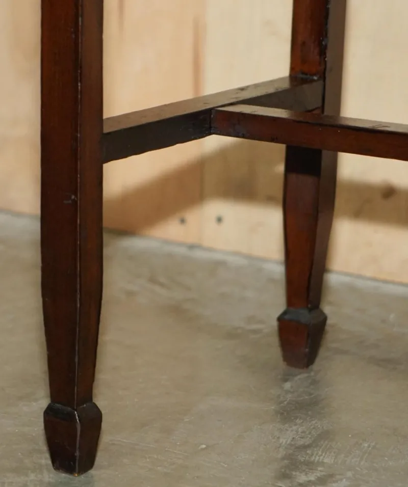Pamono Antique Victorian Chessboard Game Table in Walnut Satinwood and Hardwood> Game Tables