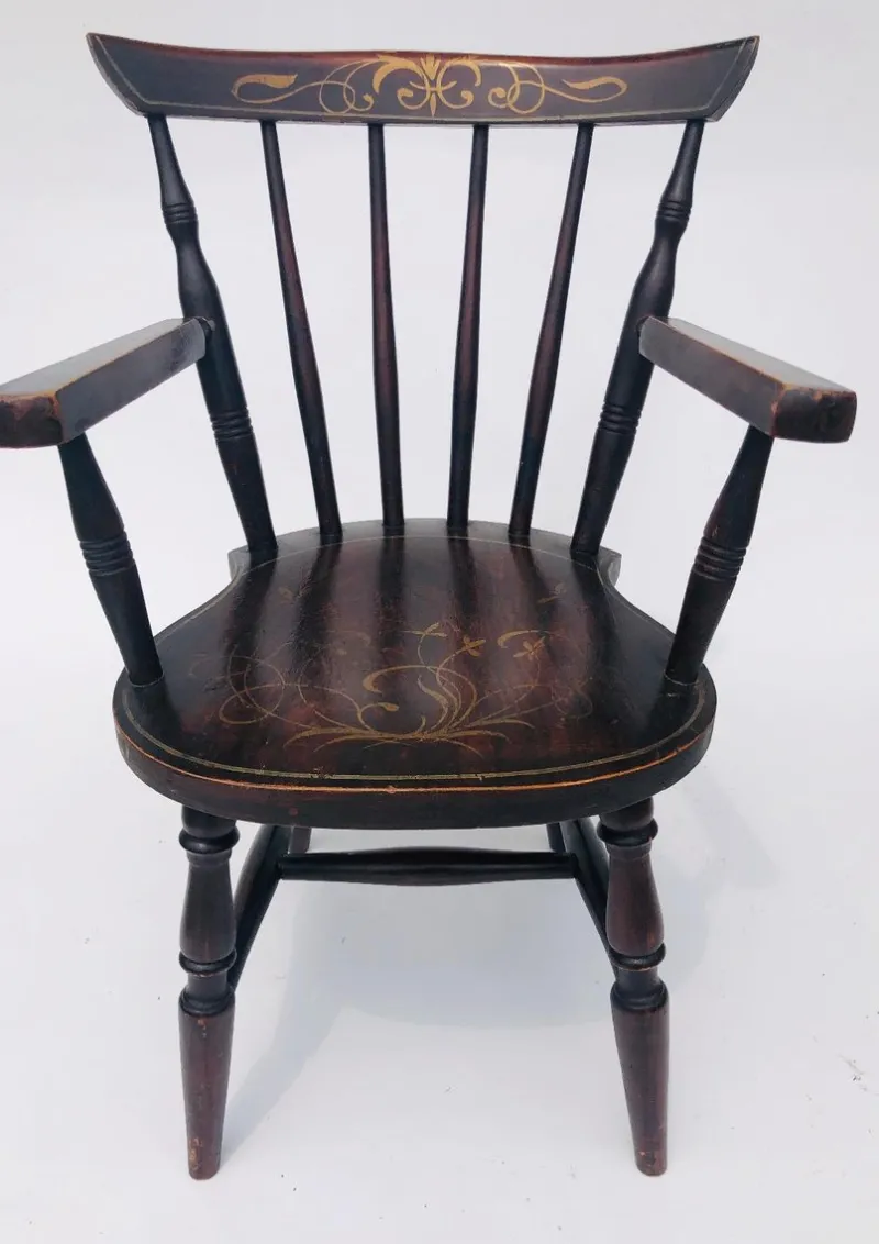 Pamono Antique Victorian Childrens Chair, 1890s> Children's Chairs