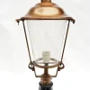 Pamono Antique Victorian Classic Copper Pillar Lamp Lantern on Base Outdoor Lamp> Garden Lighting