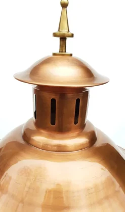 Pamono Antique Victorian Classic Copper Pillar Lamp Lantern on Base Outdoor Lamp><noscript><img width=