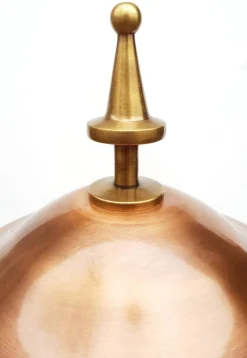 Discount Pamono Antique Victorian Classic Copper Pillar Lamp Lantern on Base Outdoor Lamp